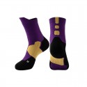 Men's 3 Pairs Socks Sport Socks / Athletic Socks Casual Socks Fashion Comfort Multi Color Medium Spring, Fall, Winter, Summer Light Blue Black 1 White