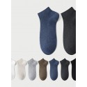 Men's 6 Pairs Socks Sport Socks / Athletic Socks Casual Socks Fashion Comfort Solid Colored Medium Fall Spring Multi color