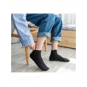 Men's 6 Pairs Socks Sport Socks / Athletic Socks Casual Socks Fashion Comfort Solid Colored Medium Fall Spring Multi color