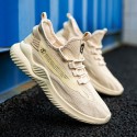 2022 new breathable flying woven men's shoes men's sports style single shoes cross-border wholesale running shoes trendy men's shoes spring