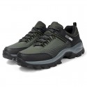 Men's Sneakers Oxfords Casual Classic Daily Outdoor PU Elastic Fabric Black Army Green Brown Spring Summer