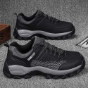Men's Sneakers Oxfords Casual Classic Daily Outdoor PU Elastic Fabric Black Army Green Brown Spring Summer