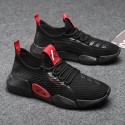 Men's Trainers Athletic Shoes Sporty Casual Athletic Walking Shoes Mesh Breathable Wear Proof White Black Yellow Fall Spring