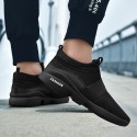 Men's Trainers Athletic Shoes Sporty Casual Classic Daily Outdoor Walking Shoes Mesh White Black Gray Fall Winter Spring