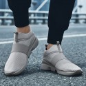 Men's Trainers Athletic Shoes Sporty Casual Classic Daily Outdoor Walking Shoes Mesh White Black Gray Fall Winter Spring