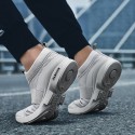 Men's Trainers Athletic Shoes Sporty Casual Classic Daily Outdoor Walking Shoes Mesh White Black Gray Fall Winter Spring