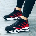 Men's Trainers Athletic Shoes Comfort Shoes Sporty Athletic Basketball Shoes PU Non-slipping Black / White Black / Red Black / Blue Fall