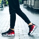 Men's Trainers Athletic Shoes Comfort Shoes Sporty Athletic Basketball Shoes PU Non-slipping Black / White Black / Red Black / Blue Fall