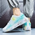 Men's Sneakers Comfort Shoes Casual Athletic Walking Shoes PU White / Blue White / Purple Gray Fall
