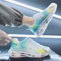 Men's Sneakers Comfort Shoes Casual Athletic Walking Shoes PU White / Blue White / Purple Gray Fall