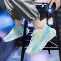 Men's Sneakers Comfort Shoes Casual Athletic Walking Shoes PU White / Blue White / Purple Gray Fall