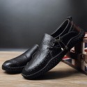 Men's Sneakers Loafers & Slip-Ons Classic British Daily Office & Career PU Booties / Ankle Boots Wine Black Brown Fall Spring