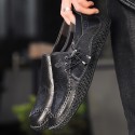 Men's Sneakers Loafers & Slip-Ons Classic British Daily Office & Career PU Booties / Ankle Boots Wine Black Brown Fall Spring