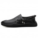 Men's Sneakers Loafers & Slip-Ons Classic British Daily Office & Career PU Booties / Ankle Boots Wine Black Brown Fall Spring