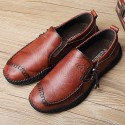 Men's Sneakers Loafers & Slip-Ons Classic British Daily Office & Career PU Booties / Ankle Boots Wine Black Brown Fall Spring
