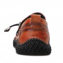 Men's Sneakers Loafers & Slip-Ons Classic British Daily Office & Career PU Booties / Ankle Boots Wine Black Brown Fall Spring