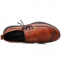 Men's Sneakers Loafers & Slip-Ons Classic British Daily Office & Career PU Booties / Ankle Boots Wine Black Brown Fall Spring