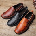 Men's Sneakers Loafers & Slip-Ons Classic British Daily Office & Career PU Booties / Ankle Boots Wine Black Brown Fall Spring