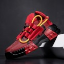 Men's Sneakers Casual Classic Daily Office & Career Mesh Black and White White / Green Purple Fall Winter