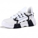 Men's Sneakers Casual Classic Daily Office & Career Mesh Black and White White / Green Purple Fall Winter