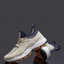 Men's Trainers Athletic Shoes Sporty Daily Mesh Breathable Dark Grey Black / Red Khaki Spring Summer