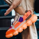 Men's Trainers Athletic Shoes British Daily Outdoor Walking Shoes Mesh Breathable Non-slipping Wear Proof Purple Yellow Orange Fall Summer