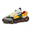 Men's Trainers Athletic Shoes British Daily Outdoor Walking Shoes Mesh Breathable Non-slipping Wear Proof Purple Yellow Orange Fall Summer