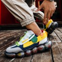 Men's Trainers Athletic Shoes British Daily Outdoor Walking Shoes Mesh Breathable Non-slipping Wear Proof Purple Yellow Orange Fall Summer