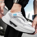Men's Sneakers Comfort Shoes Casual Athletic Walking Shoes PU White Black Blue Fall