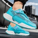Men's Sneakers Comfort Shoes Casual Athletic Walking Shoes PU White Black Blue Fall