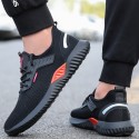 Men's Sneakers Hand Stitching Safety Shoes Work Sneakers Chinoiserie Office & Career Safety Shoes Velvet Mesh Booties / Ankle Boots C9155-Lightweight and comfortable Spring Summer