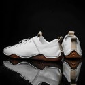 Men's Sneakers Classic British Daily Office & Career PU Booties / Ankle Boots White Black Fall Spring