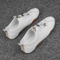 Men's Sneakers Classic British Daily Office & Career PU Booties / Ankle Boots White Black Fall Spring