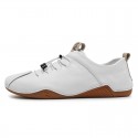 Men's Sneakers Classic British Daily Office & Career PU Booties / Ankle Boots White Black Fall Spring