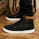 Men's Sneakers Casual British Daily Outdoor Synthetics Black / White Black Gray Fall Winter Spring