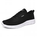 Men's Sneakers Casual Daily Walking Shoes Mesh Dark Grey Black / White Black Fall Spring
