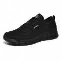 Men's Sneakers Casual Daily Walking Shoes Mesh Dark Grey Black / White Black Fall Spring