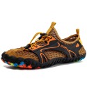Mens Womens Water Shoes Quick Dry Barefoot for Swim Diving Surf Aqua Sports Pool Beach Walking Yoga Mesh Breathable Non-slipping Black Yellow Army Green Summer