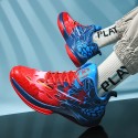 Men's Trainers Athletic Shoes Sporty Casual Athletic Running Shoes Basketball Shoes PU Breathable Non-slipping Wear Proof Black Yellow Red Fall