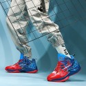 Men's Trainers Athletic Shoes Sporty Casual Athletic Running Shoes Basketball Shoes PU Breathable Non-slipping Wear Proof Black Yellow Red Fall