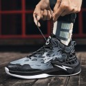 Men's Trainers Athletic Shoes Sporty Casual Athletic Running Shoes Basketball Shoes PU Breathable Non-slipping Wear Proof Black Yellow Red Fall