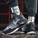 Men's Trainers Athletic Shoes Sporty Casual Athletic Running Shoes Basketball Shoes PU Breathable Non-slipping Wear Proof Black Yellow Red Fall