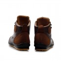 Men's Oxfords Comfort Shoes Outdoor Walking Shoes PU Light Brown Dark Brown Blue Fall Spring