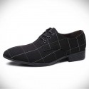 Summer New Cloth Shoes Men's Large Size Casual Shoes Breathable Pointed Toe Canvas Leather Shoes Old Beijing Cloth Shoes Men's Shoes