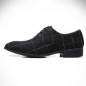 Summer New Cloth Shoes Men's Large Size Casual Shoes Breathable Pointed Toe Canvas Leather Shoes Old Beijing Cloth Shoes Men's Shoes