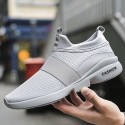 Men's Trainers Athletic Shoes Comfort Shoes Sporty Casual Athletic Running Shoes Fitness & Cross Training Shoes Walking Shoes Mesh Breathable Non-slipping Wear Proof White Black Red Fall Spring