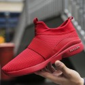 Men's Trainers Athletic Shoes Comfort Shoes Sporty Casual Athletic Running Shoes Fitness & Cross Training Shoes Walking Shoes Mesh Breathable Non-slipping Wear Proof White Black Red Fall Spring