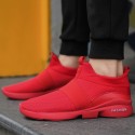 Men's Trainers Athletic Shoes Comfort Shoes Sporty Casual Athletic Running Shoes Fitness & Cross Training Shoes Walking Shoes Mesh Breathable Non-slipping Wear Proof White Black Red Fall Spring