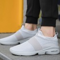 Men's Trainers Athletic Shoes Comfort Shoes Sporty Casual Athletic Running Shoes Fitness & Cross Training Shoes Walking Shoes Mesh Breathable Non-slipping Wear Proof White Black Red Fall Spring