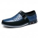 Men's Loafers & Slip-Ons Comfort Loafers Comfort Shoes Driving Shoes Casual Daily Outdoor Microfiber Wear Proof Black Brown Blue Color Block Fall Spring Summer